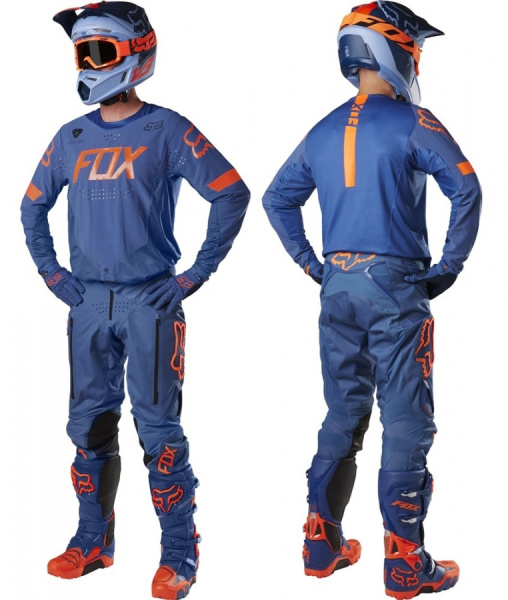 Fox Racing Legion Offroad мотоштаны, сине-оранжевый Fox Racing Legion Offroad мотоштаны, сине-оранжевый