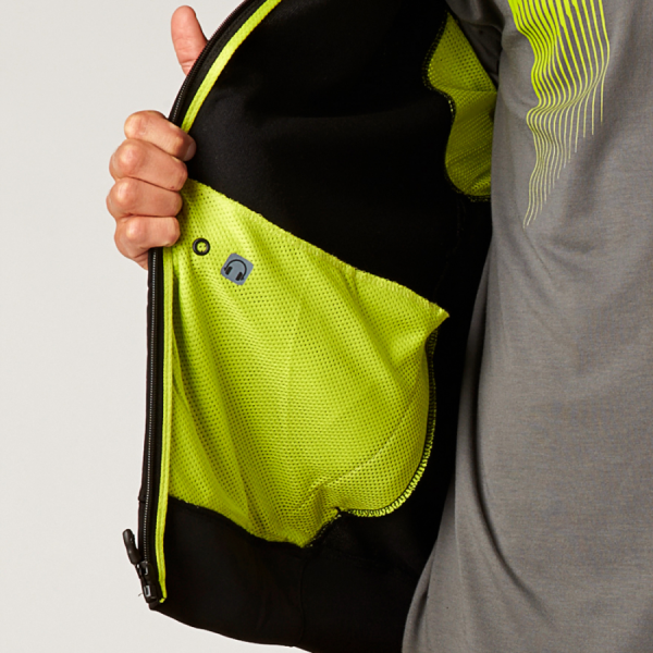 Fox Terrain Zip Fleece толстовка, черно-серый