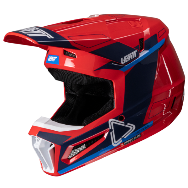 Leatt Kit Moto 3.5 Jr V25 Royal шлем подростковый + Vizion 2.5s мотоочки Leatt Kit Moto 3.5 Jr V25 Royal шлем подростковый + Vizion 2.5s мотоочки