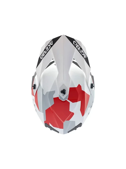 Acerbis Linear 22-06 White/Grey шлем внедорожный, бело-серый