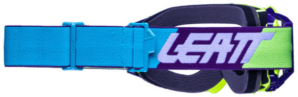 Leatt Velocity 5.5 Neon Yellow / Light Grey 58% мотоочки, двойная линза