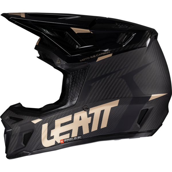 Leatt Kit Moto 9.5 Carbon V25 Black шлем кроссовый + Velocity 6.5 мотоочки