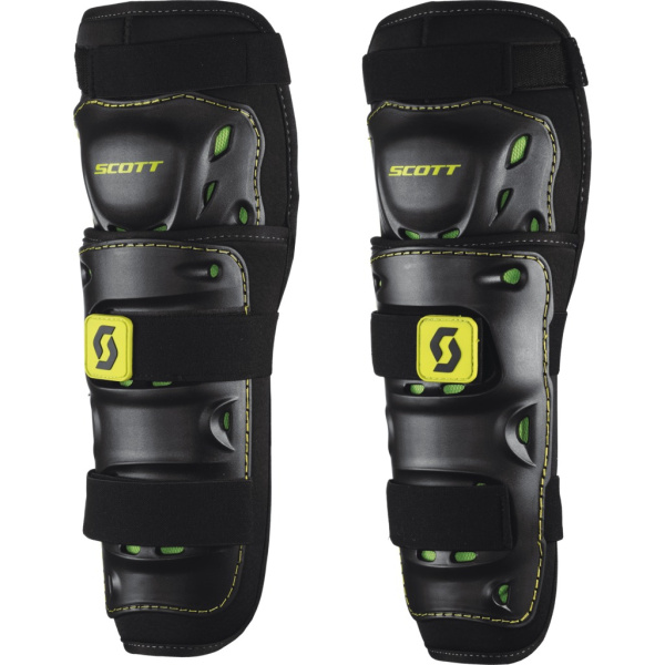 Scott Knee Guard MX наколенники, черно-зеленый