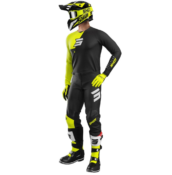 Shot Draw Squad Neon Yellow мотоштаны Shot Draw Squad Neon Yellow мотоштаны