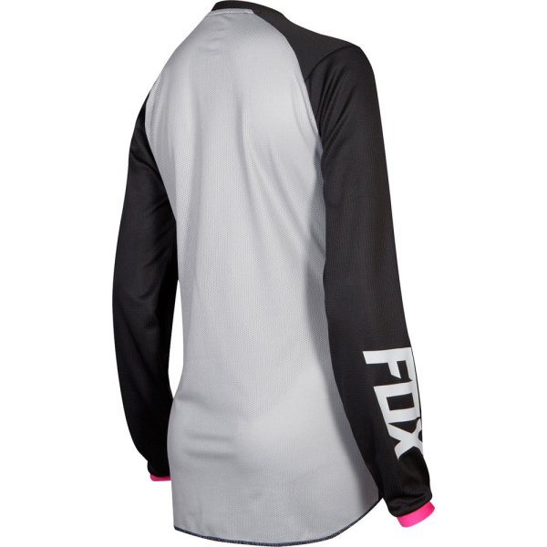 Fox Racing 180 Mata Youth Girls 2019 джерси подростковая, черно-серо-розовый