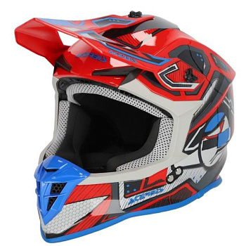 Acerbis Linear 22-06 Red/Blue шлем внедорожный