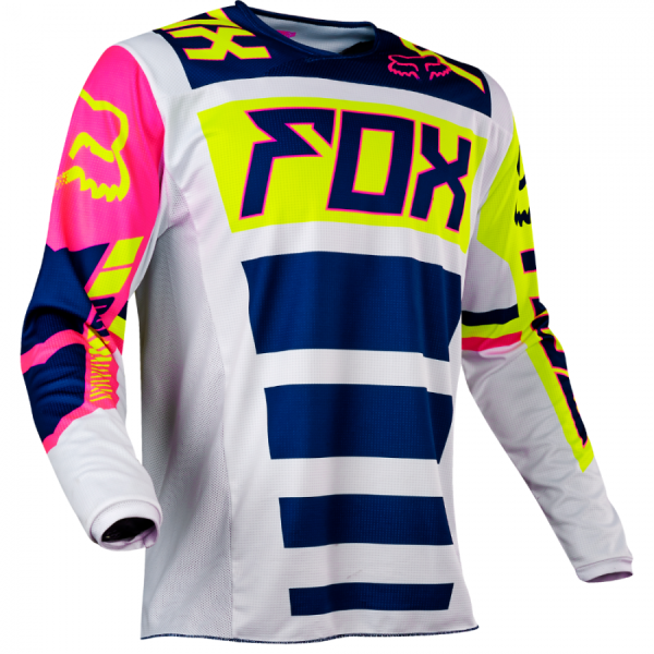 Fox Racing 180 Falcon 2017 джерси, сине-желто-белый
