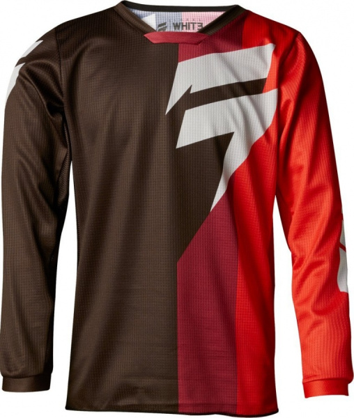 Shift White Tarmac Youth 2018 джерси подростковая, красно-черный