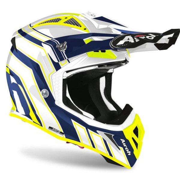 Airoh Aviator Ace Art Blue шлем внедорожный