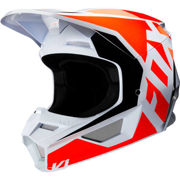 Fox Racing V1 Prix 2020 Flow Orange шлем кроссовый