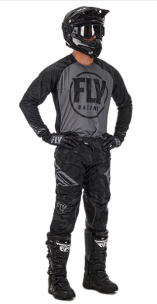 Fly Racing Evolution DST 2020 мотоштаны, черно-серый Fly Racing Evolution DST 2020 мотоштаны, черно-серый