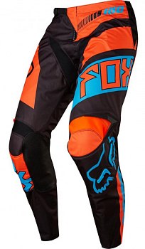 Fox Racing 180 Falcon 2017 мотоштаны, черно-сине-оранжевый Fox Racing 180 Falcon 2017 мотоштаны, черно-сине-оранжевый