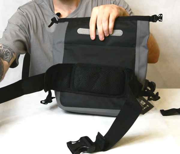 Acerbis No Water Black/Grey, сумка на пояс водонепроницаемая, 3L