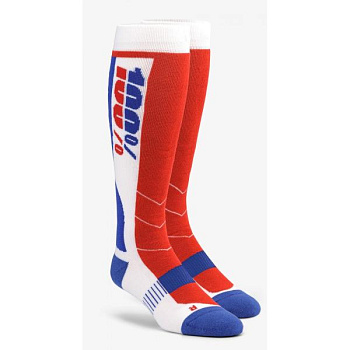 100% Hi-Side Performance Moto мотоноски, красно-белый