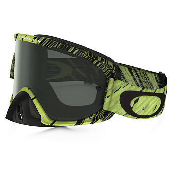 Oakley O-Frame 2.0 Rain of Terror мотоочки, темно-серая линза