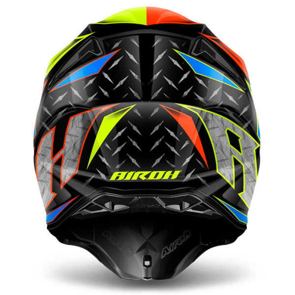 Airoh Twist Iron шлем внедорожный, черно-желто-оранжевый