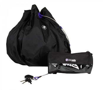 PacSafe C25L сумка с тросом, черный