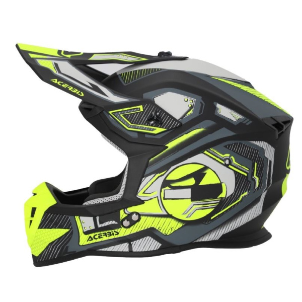 Acerbis Linear 22-06 Black/Fluo-Yellow шлем внедорожный