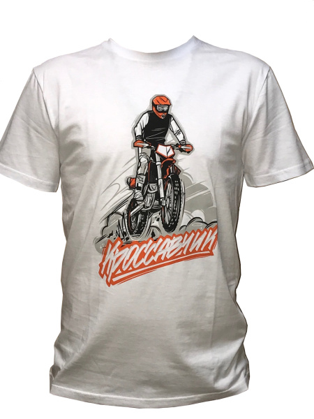 Helmetex футболка "Кроссавчик", белый