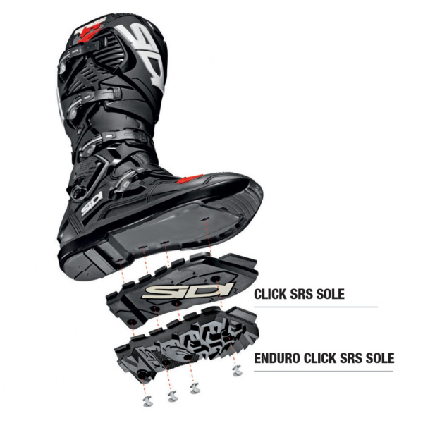 Sidi Crossfire 3 SRS Enduro подошва, черный