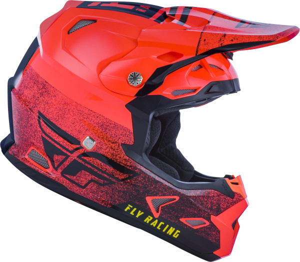 Fly Racing Toxin MIPS Embargo шлем кроссовый, красно-черный Fly Racing Toxin MIPS Embargo шлем кроссовый, красно-черный