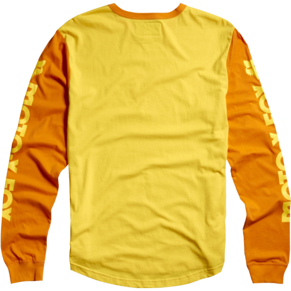 Fox Moto-X LS Knit футболка, желто-оранжевый Fox Moto-X LS Knit футболка, желто-оранжевый