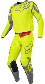 Fox Racing 180 Race 2017 комплект, желто-серый