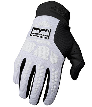 Seven Rival Ascent White/Black мотоперчатки