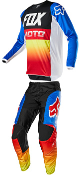 Fox Racing 180 Fyce 2020 комплект, сине-красный