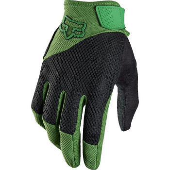 Fox Racing Reflex Gel велоперчатки, черно-зеленый