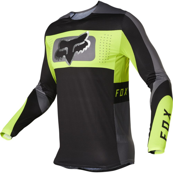 Fox Racing Flexair Mirer Black/Yellow джерси