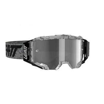 Leatt Velocity 5.5 Steel / Light Grey 58% мотоочки, двойная линза