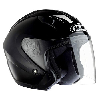 HJC IS33 Black Metalic шлем открытый