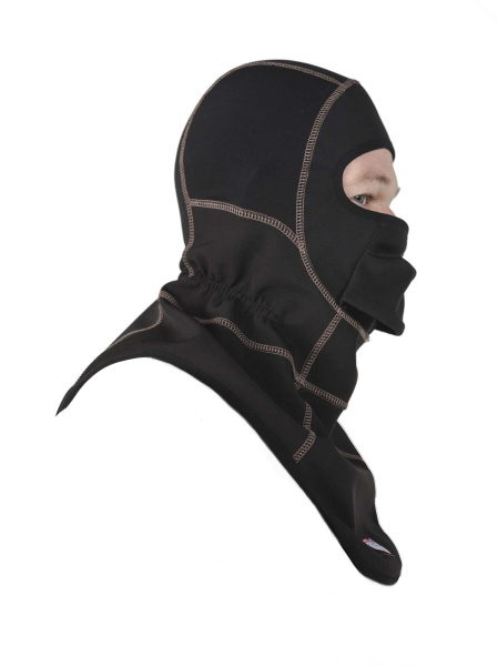 Hyperlook Agros подшлемник, черный с бронзовой строчкой