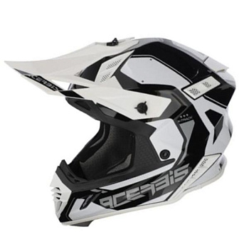 Acerbis X-Track 22-06 Black/White 2 шлем внедорожный, черно-белый
