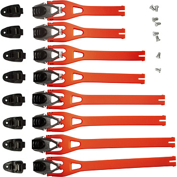 Fox Comp 5/5Y/3Y Buckle/Strap Kit стрепы к мотоботам с застежками, оранжевый (8 шт.) Fox Comp 5/5Y/3Y Buckle/Strap Kit стрепы к мотоботам с застежками, оранжевый (8 шт.)