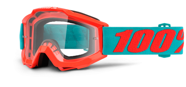 100% Accuri JR Passion Orange Clear Lens мотоочки детские