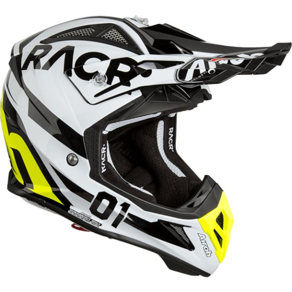 Airoh Aviator 2.2 Racr шлем внедорожный, черно-желтый