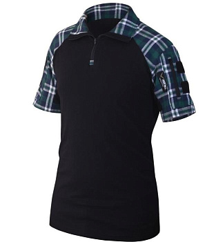 Phoenix Scout рубашка с коротким рукавом в клетку, зеленый