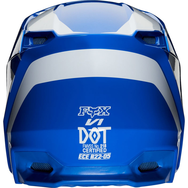 Fox Racing V1 Prix 2020 Blue шлем кроссовый