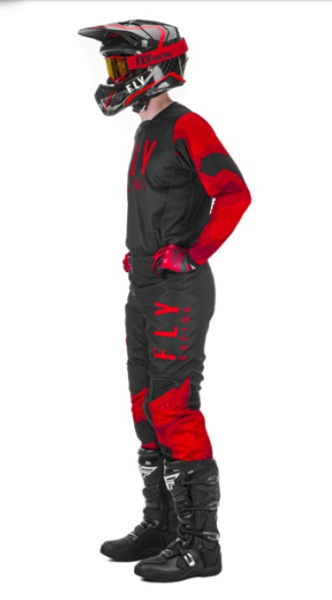 Fly Racing Kinetic K221 2021 комплект, красно-черный Fly Racing Kinetic K221 2021 комплект, красно-черный