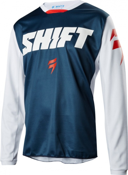 Shift White Ninety Seven 2018 джерси, бело-темно-синий