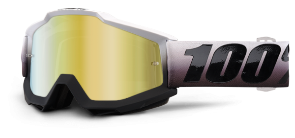 100% Accuri Invaders Mirror Gold Lens мотоочки