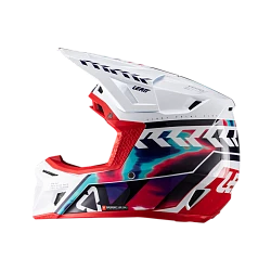 Leatt Kit Moto 8.5 V26 Royal шлем кроссовый + Velocity 5.5 мотоочки