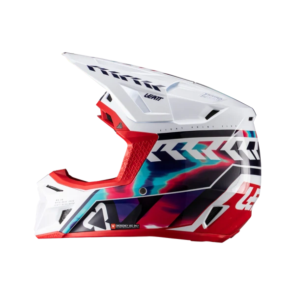 Leatt Kit Moto 8.5 V26 Royal шлем кроссовый + Velocity 5.5 мотоочки