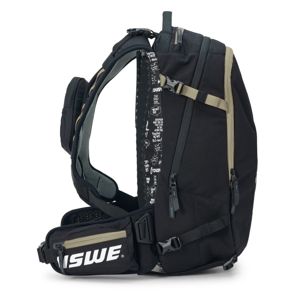 USWE Core 25L Off-Road Daypack, Black/Mud Green рюкзак