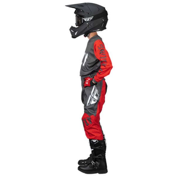 Fly Racing F-16 2023 Grey/Red комплект подростковый Fly Racing F-16 2023 Grey/Red комплект подростковый