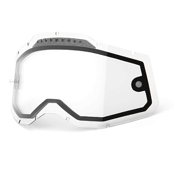 100% RC2/AC2/ST2 Replacement Lens Vented Dual Pane Clear линза 100% RC2/AC2/ST2 Replacement Lens Vented Dual Pane Clear линза