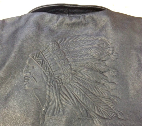 First M776RED-IND Косуха мужская кожаная с индейцем First M776RED-IND Косуха мужская кожаная с индейцем