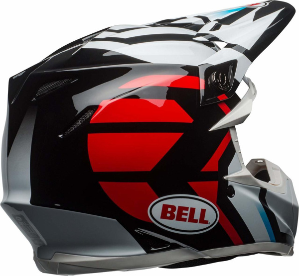 Bell Moto-9 Mips District шлем кроссовый, черно-красно-серый